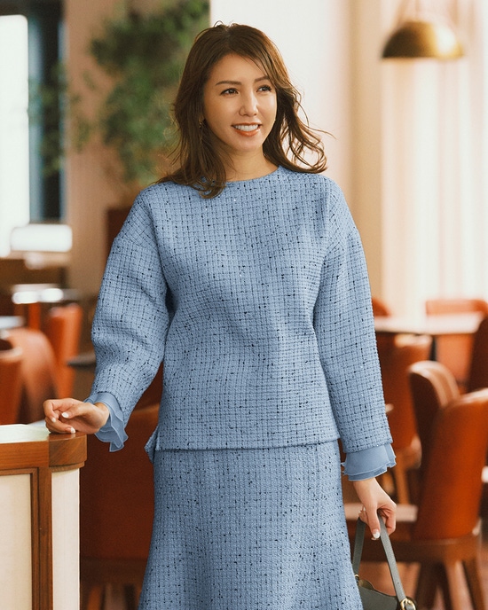 ツイーディジャカード・プルオーバー