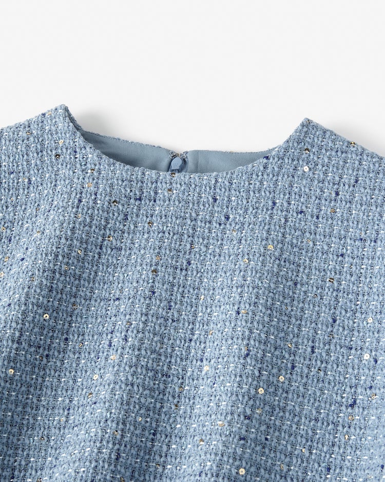 ツイーディジャカード・プルオーバー 詳細画像 ブルー 2