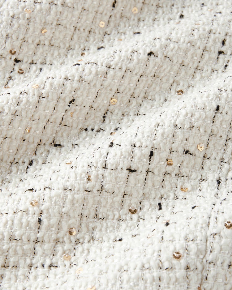 ツイーディジャカード・ミディスカート 詳細画像 オフホワイト 2