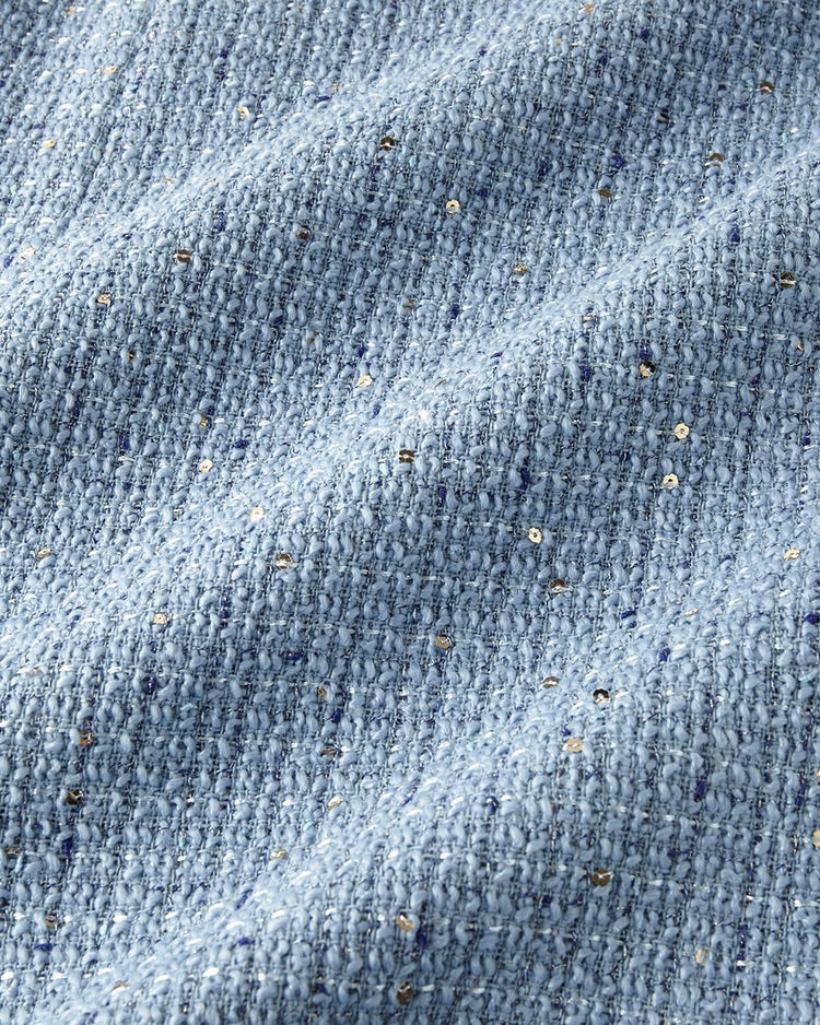 ツイーディジャカード・ミディスカート 詳細画像 ブルー 5