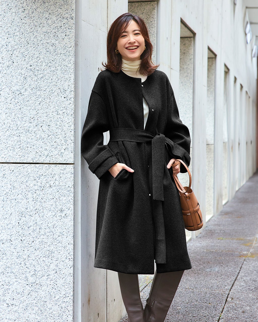 新品　レディースM ウールコート ライトパイルPコート｜OUTER｜レディースファッション通販のM