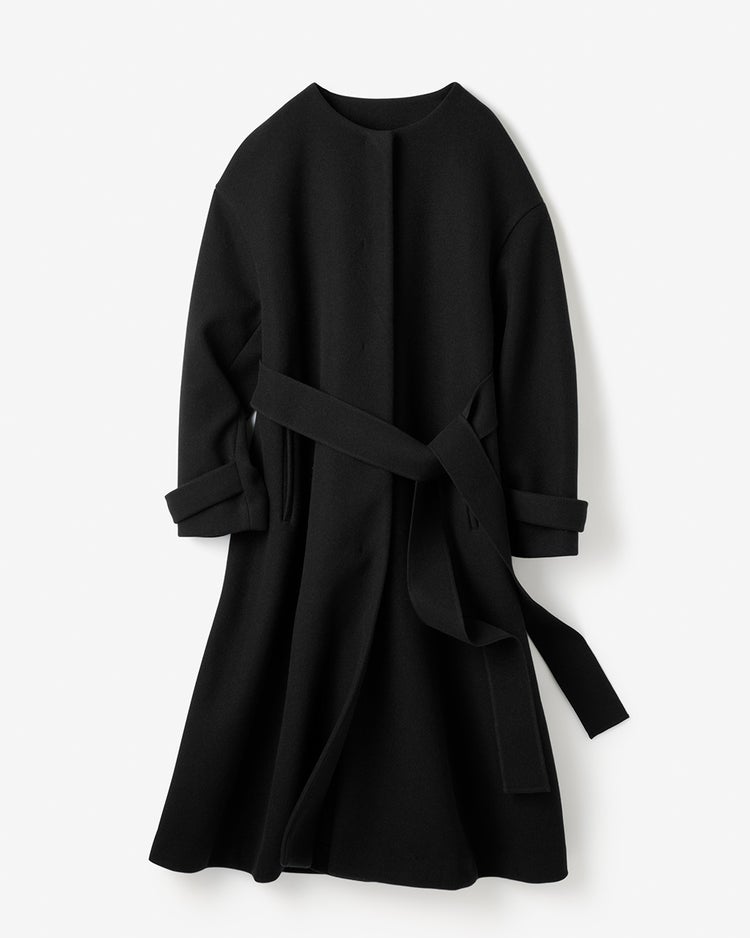 ウールライクニードル・ロングコート 詳細画像 ブラック 7