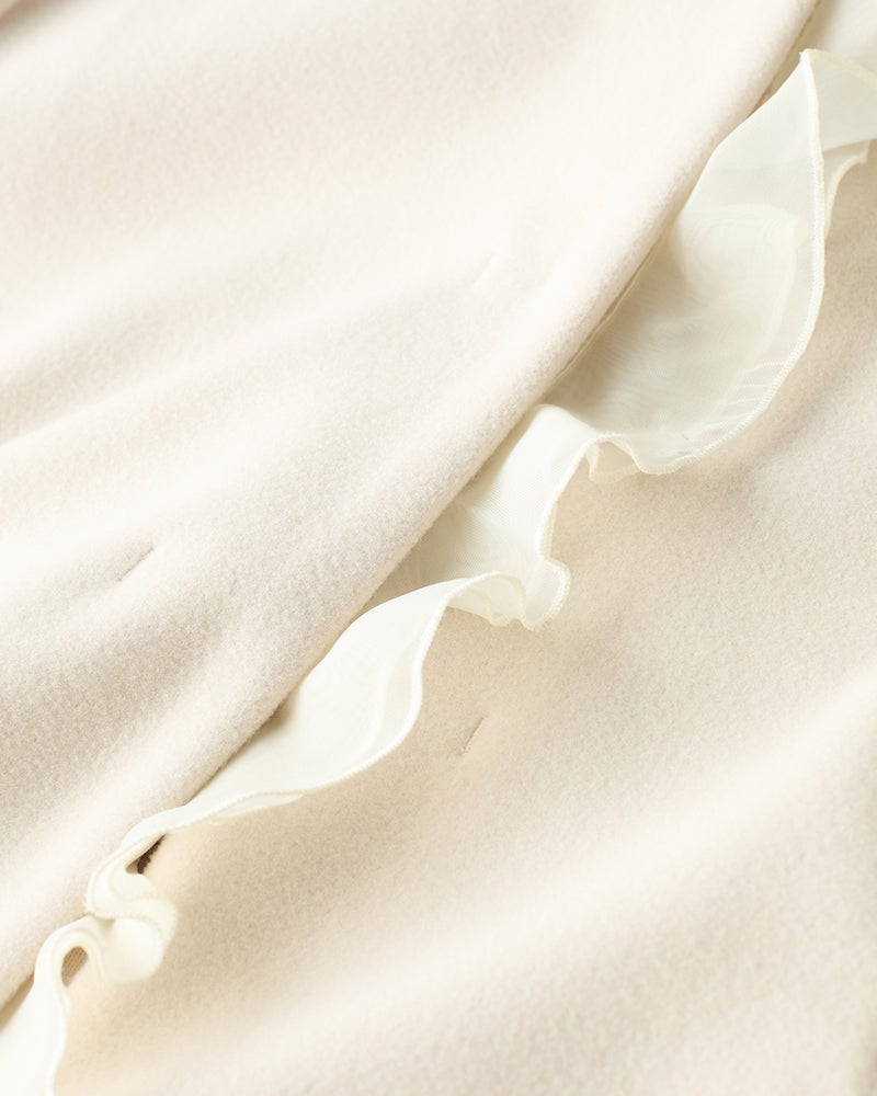 ウールライクニードル・2WAYフリルジャケット 詳細画像 ライトベージュ 7