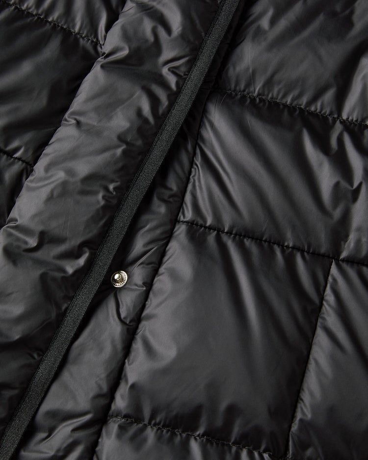 艶Airダウン・エコファーフードロングコート 詳細画像 ブラック 9