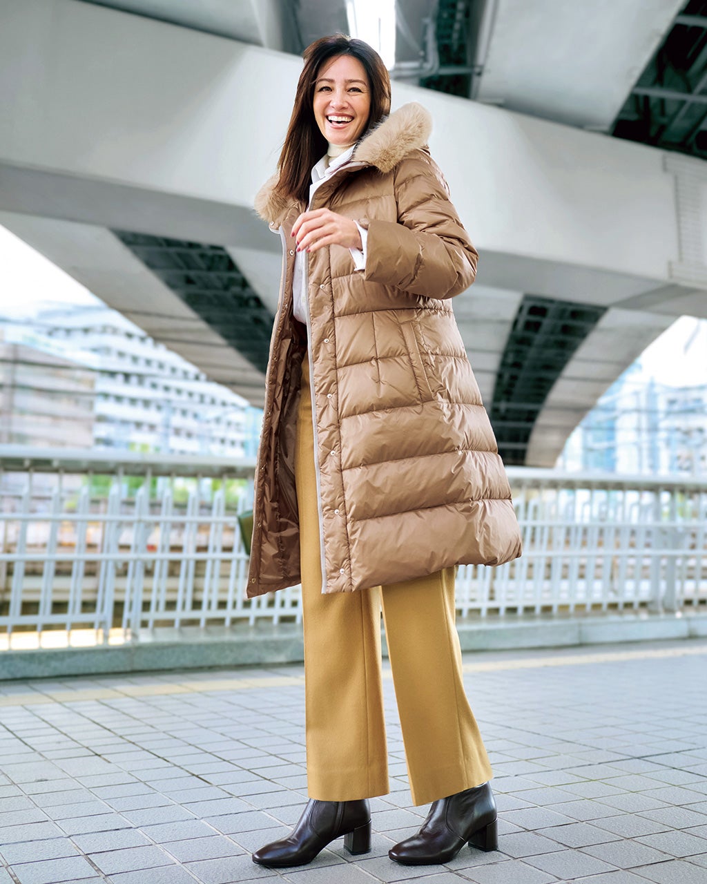 レディース 冬 フード付きコート/40代50代からのファッション通販 DoCLASSE