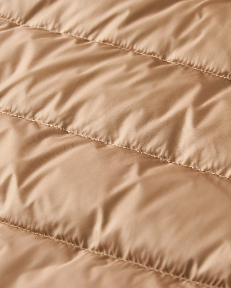 艶Airダウン・エコファーフードロングコート 詳細画像 キャメル 5