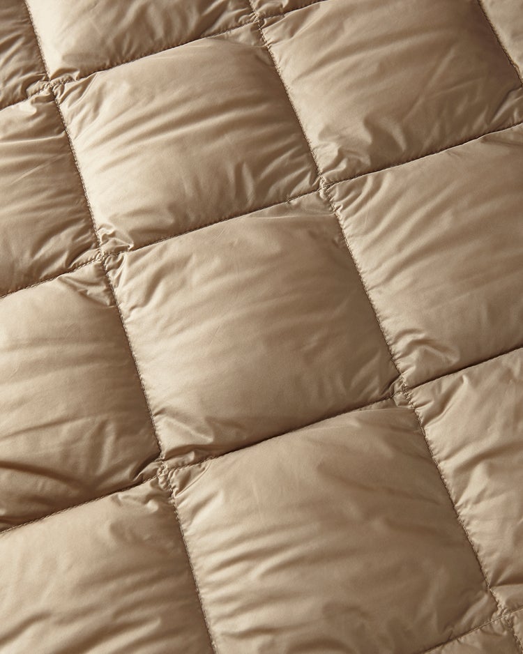 光沢タフタ・ダイヤキルトロングダウンコート 詳細画像 ベージュ 9