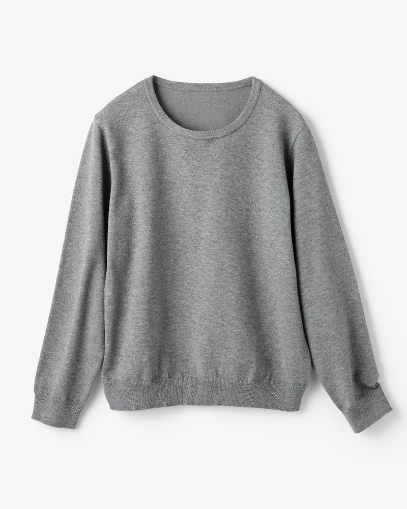 ビジューネック・アンサンブルニット 詳細画像 グレー 4