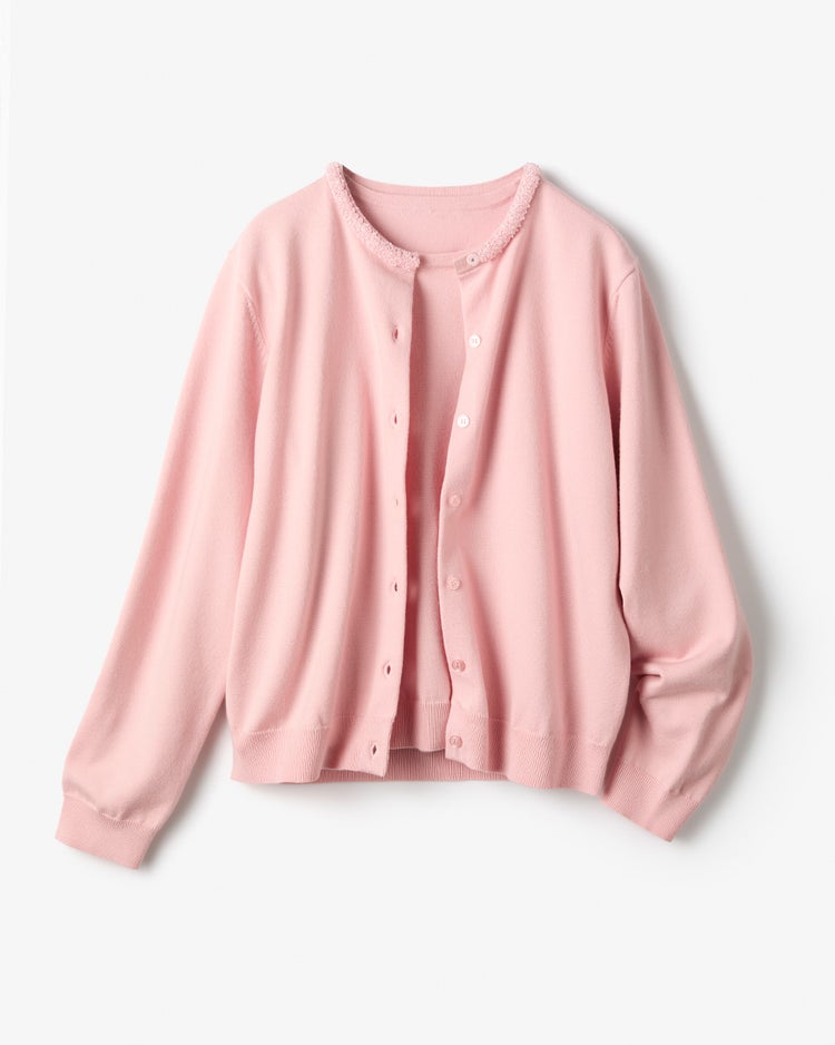 ビジューネック・アンサンブルニット 詳細画像 ソフトピンク 4