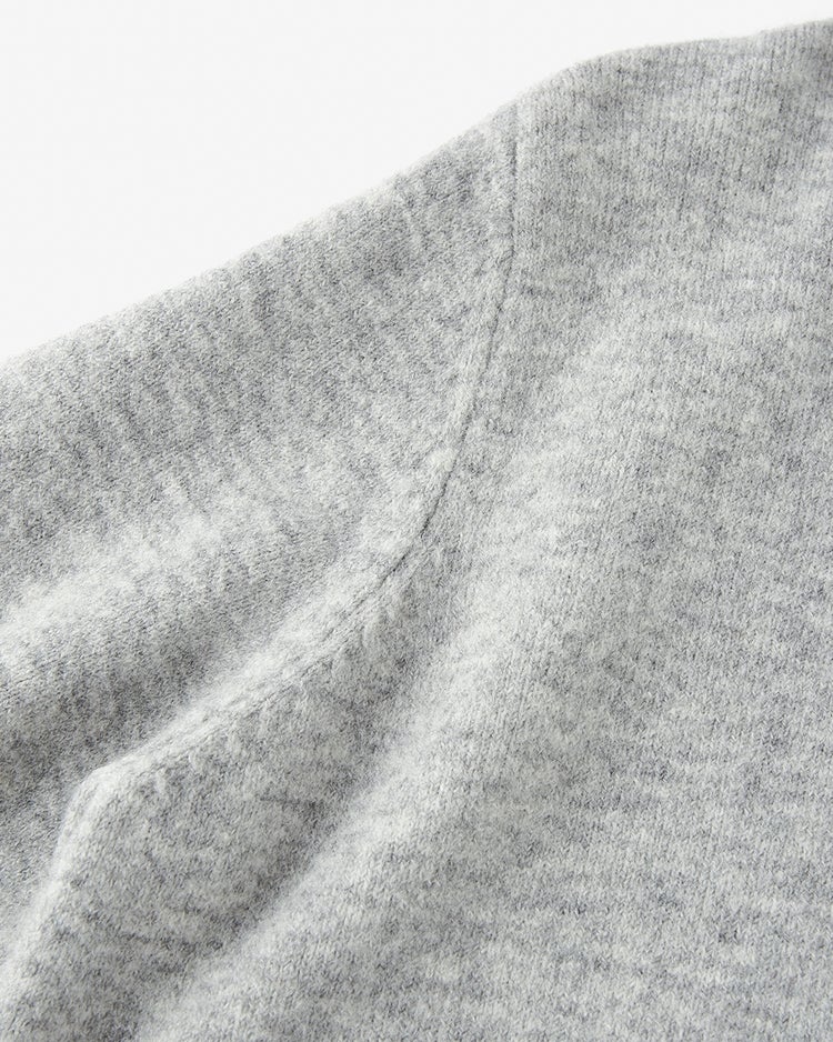 ウール混・ネックビジューセーター 詳細画像 ライトグレー 4