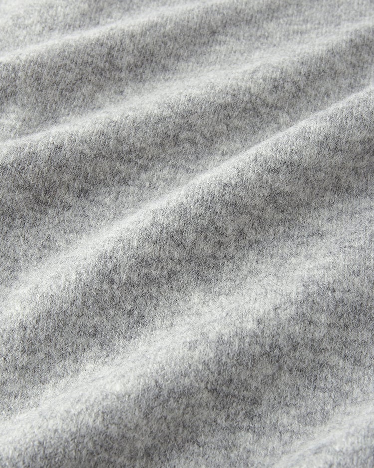 ウール混・ネックビジューカーディガン 詳細画像 ライトグレー 6