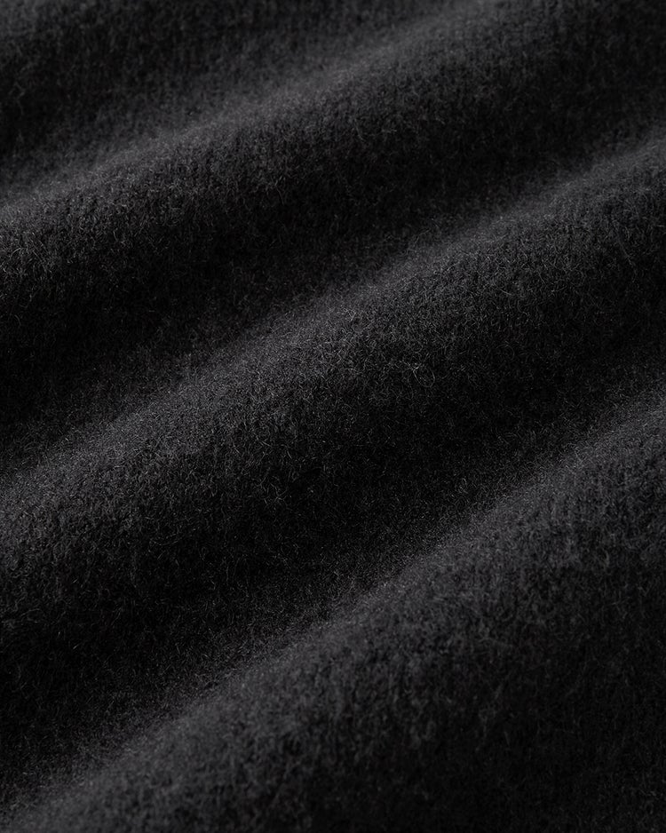 ウール混・ネックビジューカーディガン 詳細画像 ブラック 3