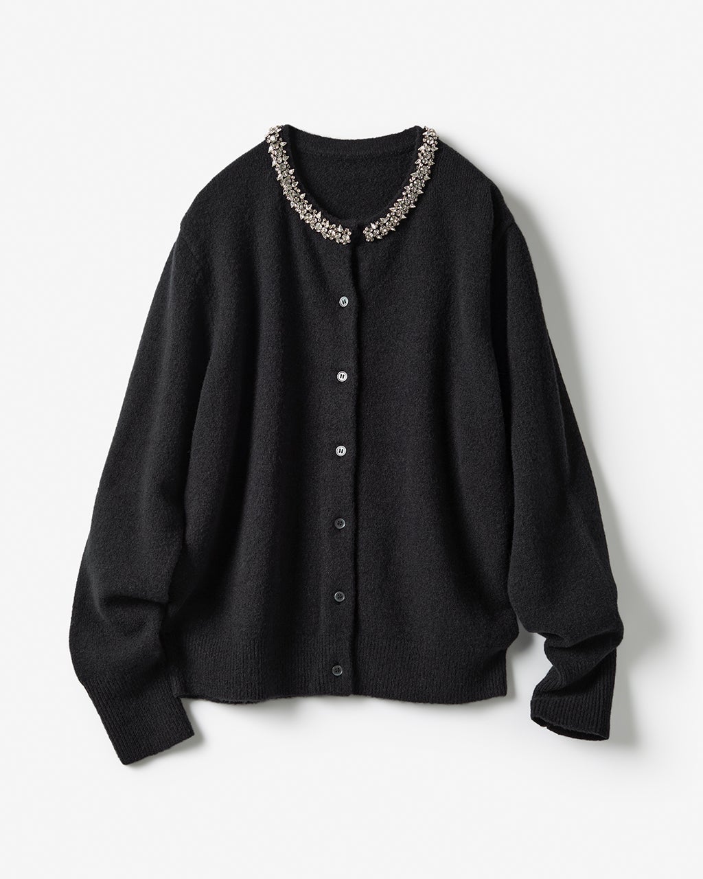 シクラス　昨冬人気カーディガン ウール　ブラック　36 美品 シクラス 昨冬人気カーディガン ウール ブラック 36 美品 シクラス昨冬