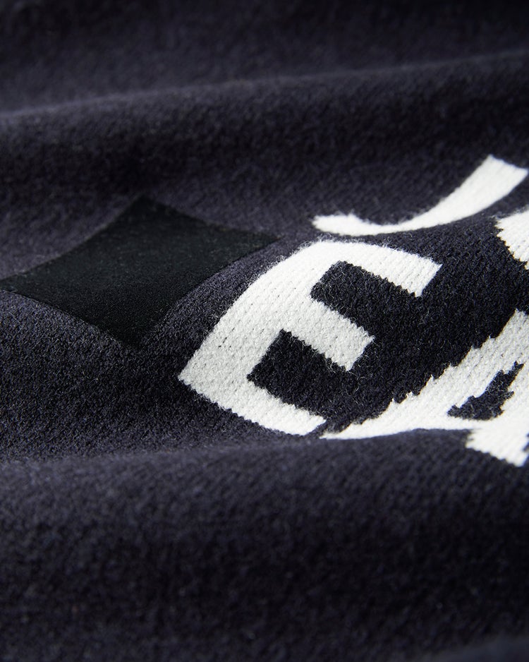 ダブルジャカード・レタリングニット 詳細画像 ネイビー 4