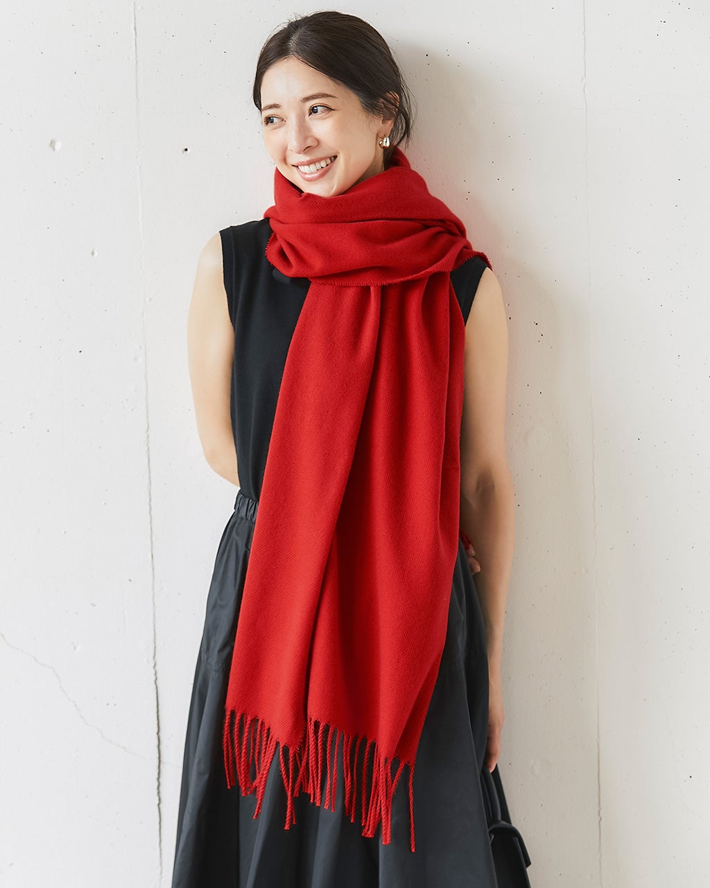 カシミヤタッチ・エアリーストール/DoCLASSE