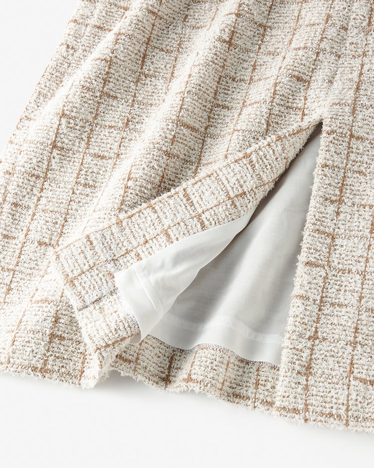 ラメチェック・ジャンパースカート 詳細画像 オフホワイト 5