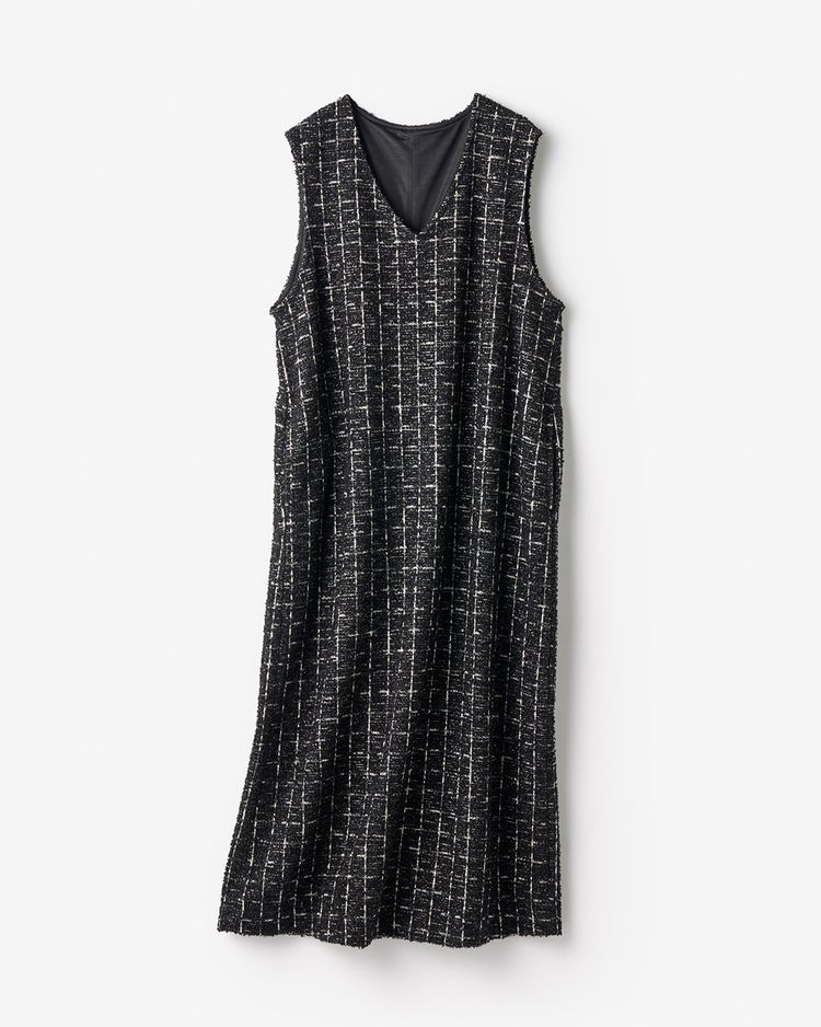 ラメチェック・ジャンパースカート 詳細画像 ブラック 4