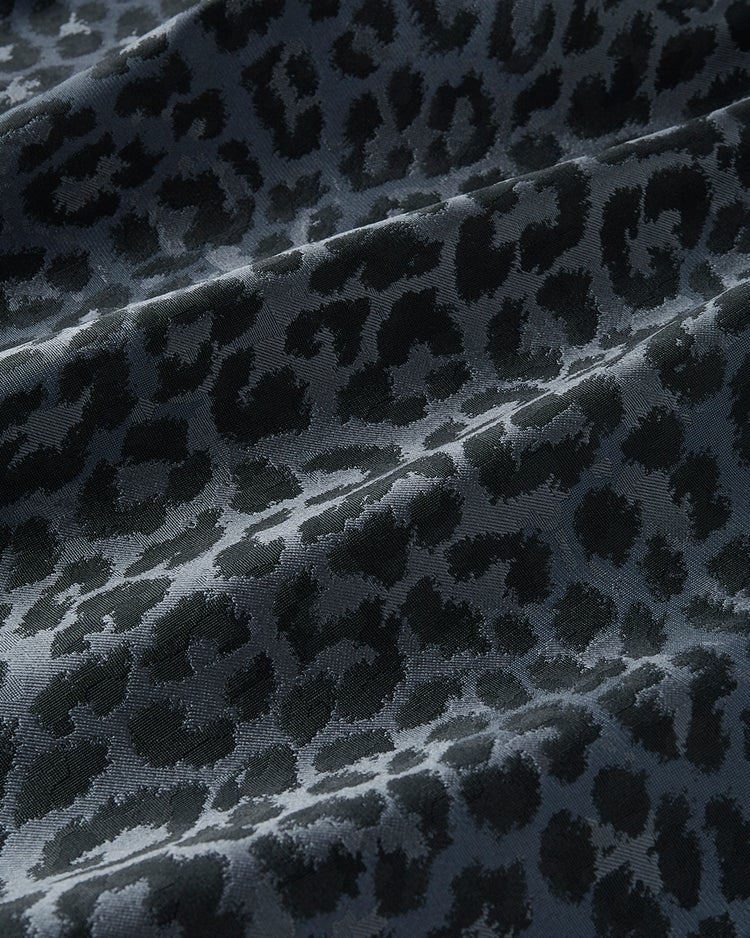 レオパードジャカード・タックフレアスカート 詳細画像 ネイビーパターン 5