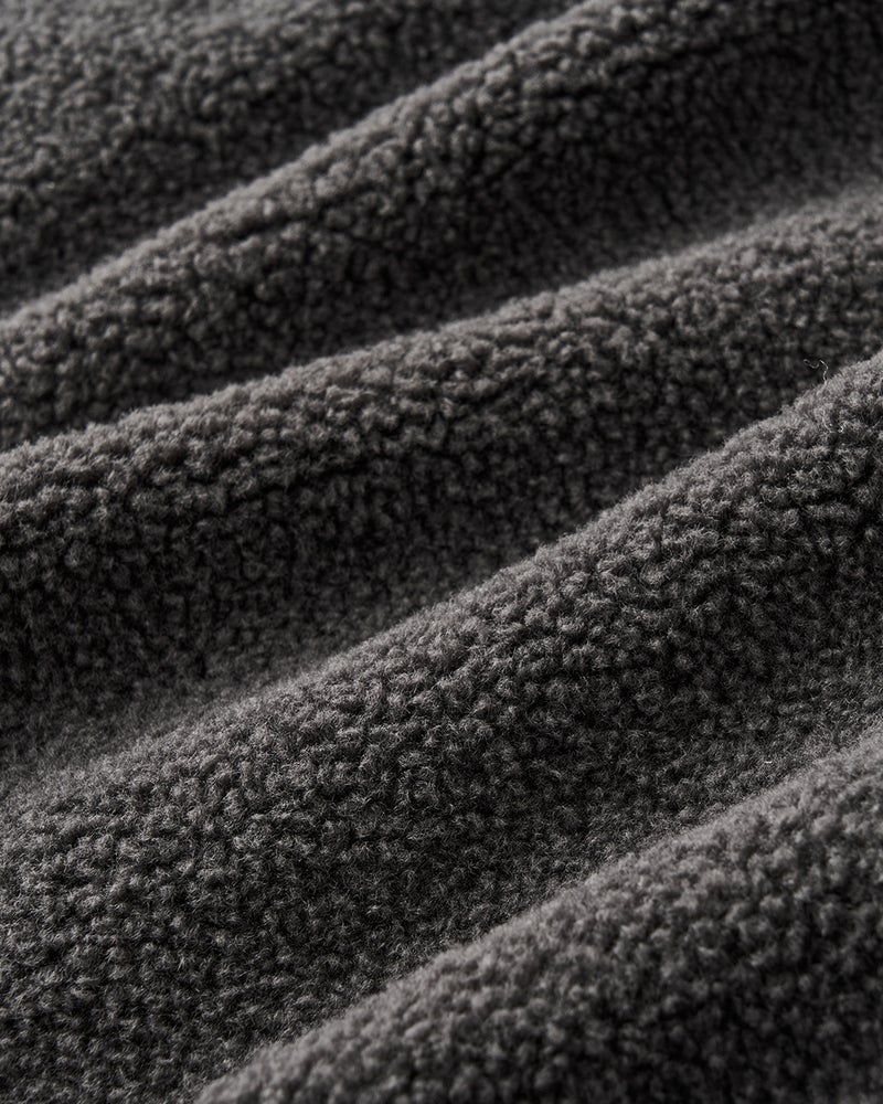 エコムートン・テディボアコート 詳細画像 チャコール 3