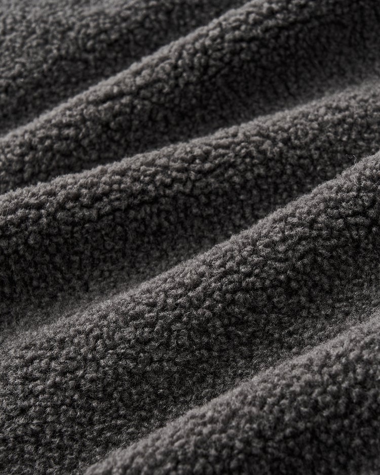 エコムートン・テディボアコート 詳細画像 チャコール 3