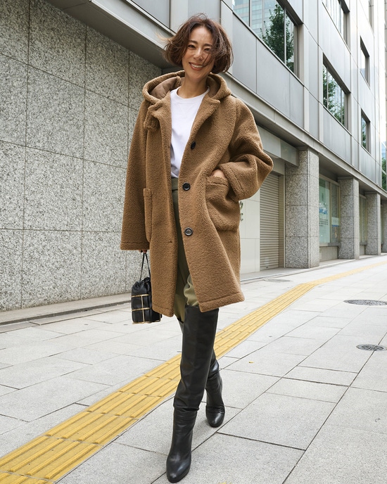 エコムートン・テディボアコート