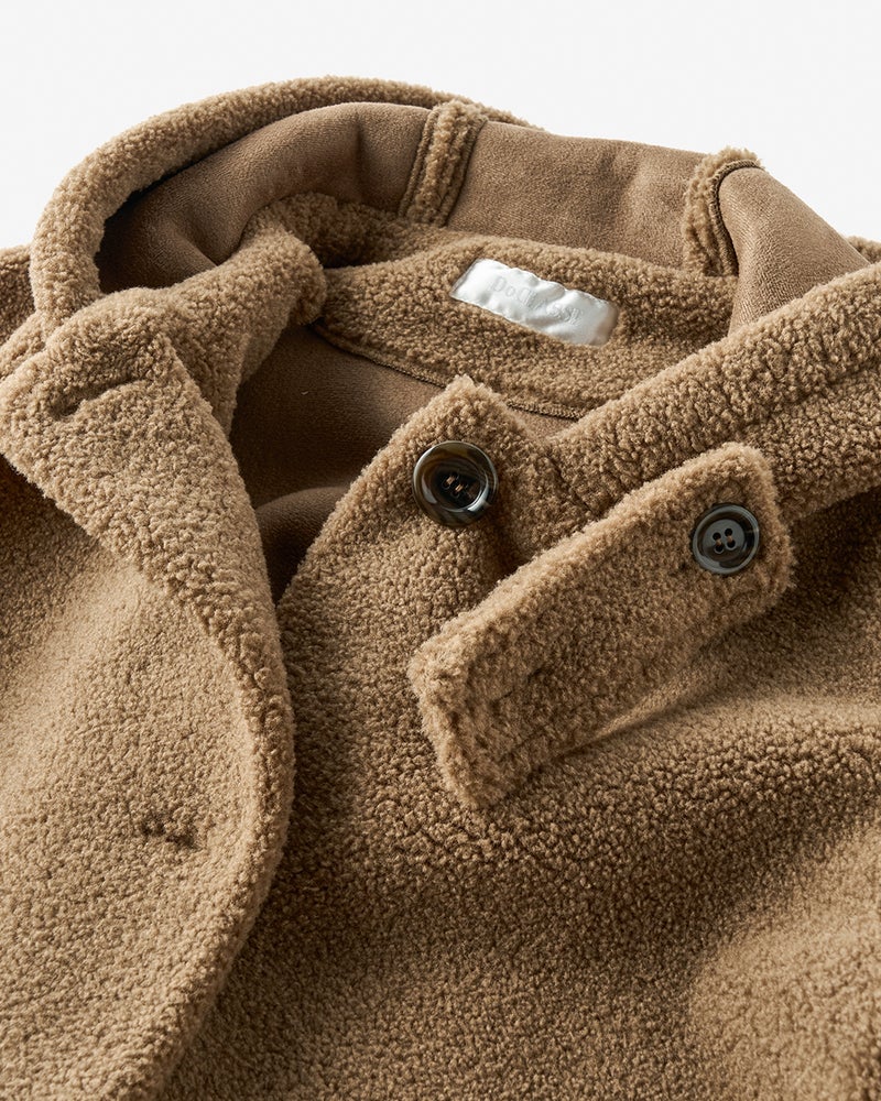 エコムートン・テディボアコート 詳細画像 キャメル 2