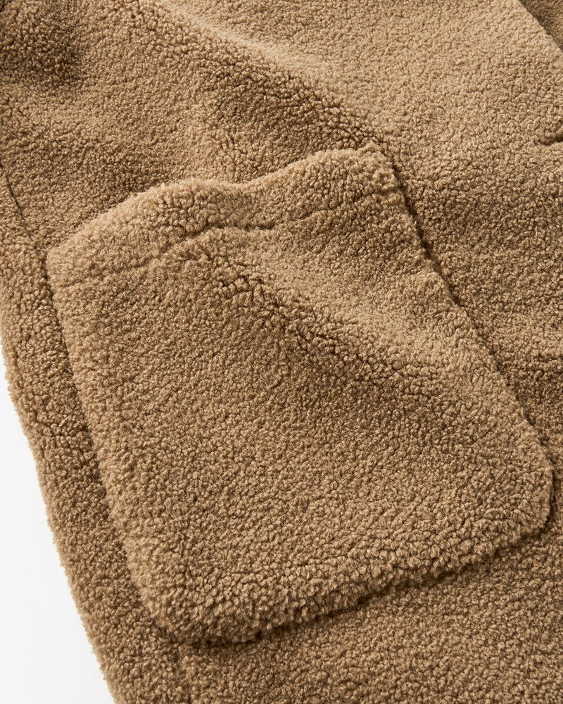 エコムートン・テディボアコート 詳細画像 キャメル 3