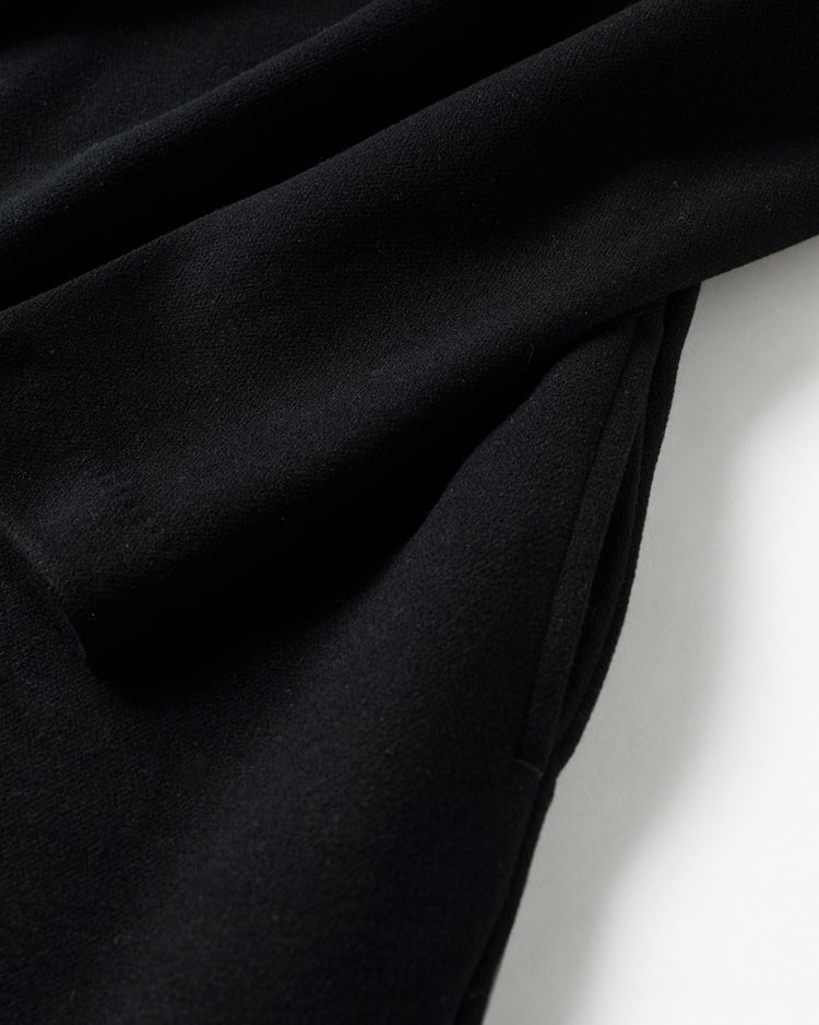 ウールタッチジャカード・サックワンピース 詳細画像 ブラック 3