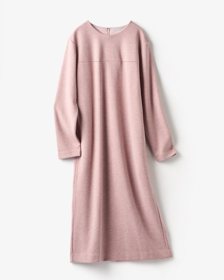 ウールタッチジャカード・サックワンピース 詳細画像 ピンク 6