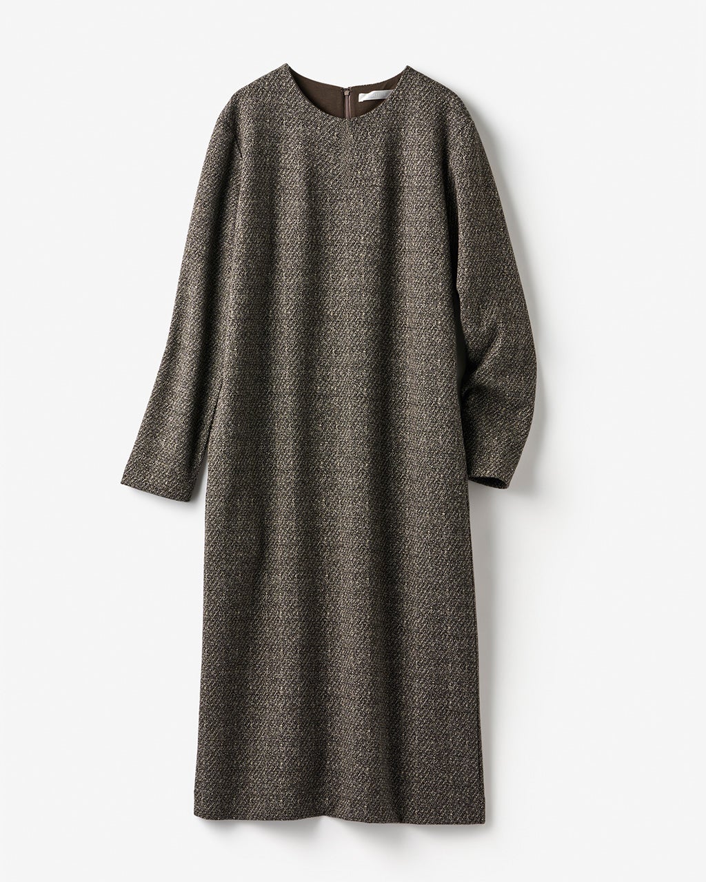 ウールタッチジャカード・サックワンピース/DoCLASSE