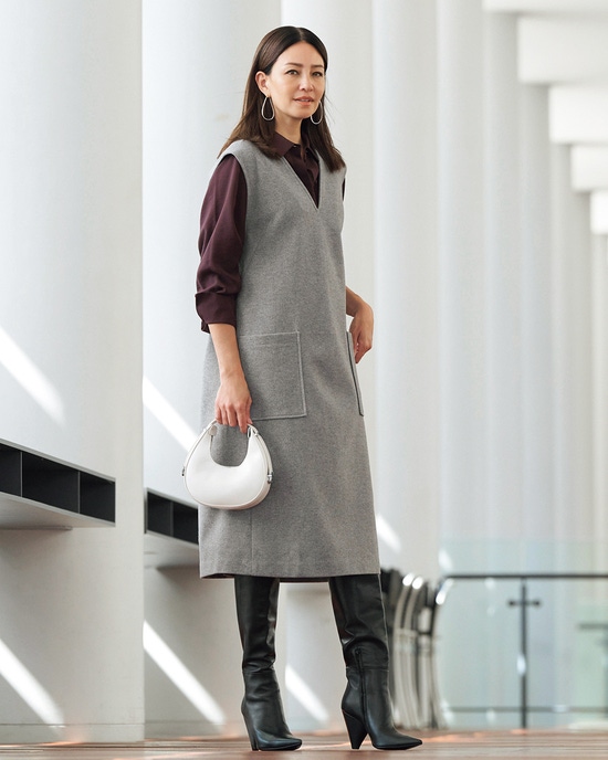 ウォームストレッチ・ジャンパースカート