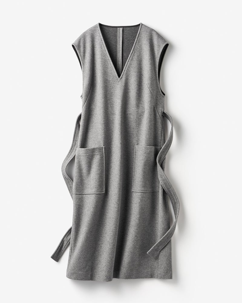 ウォームストレッチ・ジャンパースカート 詳細画像 グレー 3