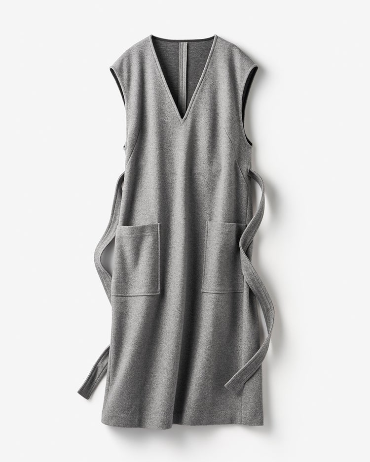 ウォームストレッチ・ジャンパースカート 詳細画像 グレー 3