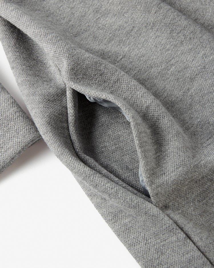 ウールタッチジャカード・Aラインワンピース 詳細画像 グレー 6