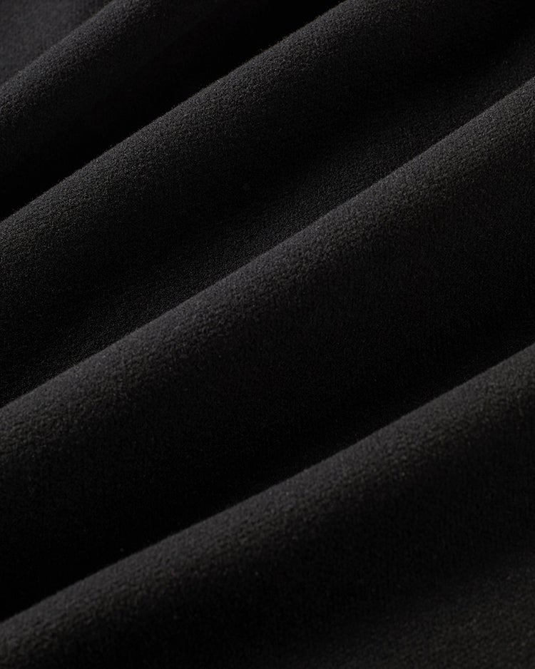 ウールタッチジャカード・Aラインワンピース 詳細画像 ブラック 2