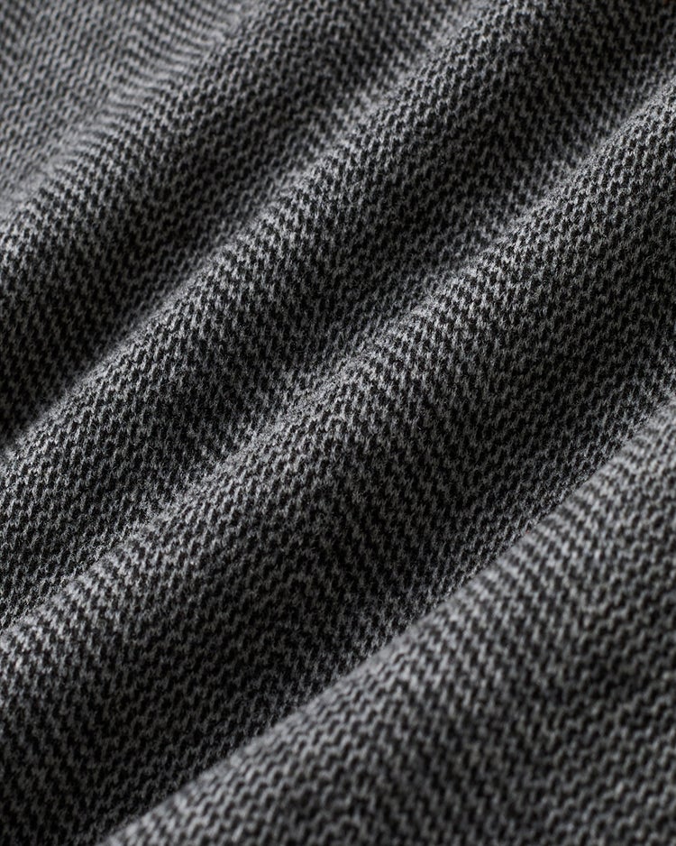 ウールタッチジャカード・Aラインワンピース 詳細画像 ブラックパターン 5