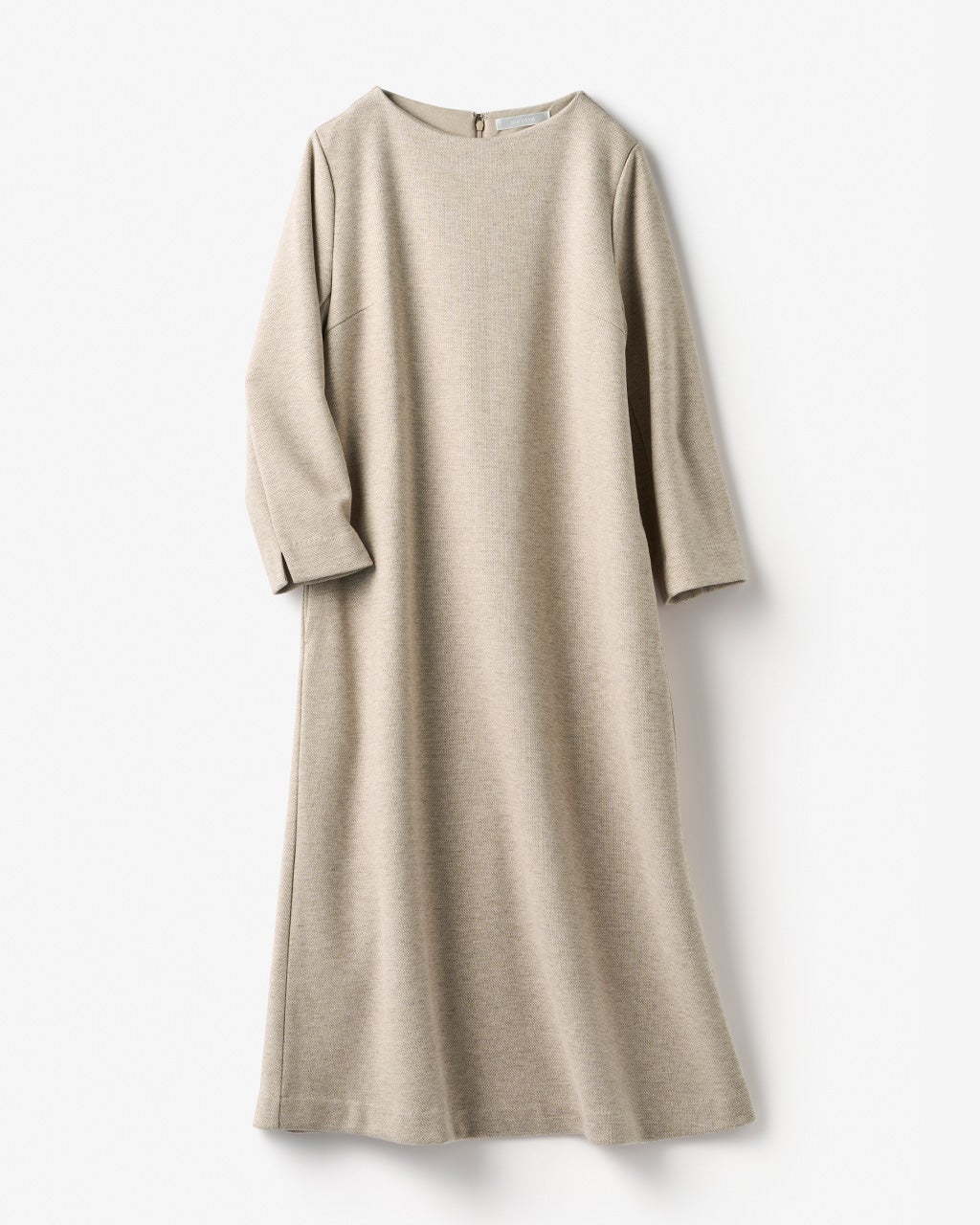 ウールタッチジャカード・Aラインワンピース/40代50代からのレディース