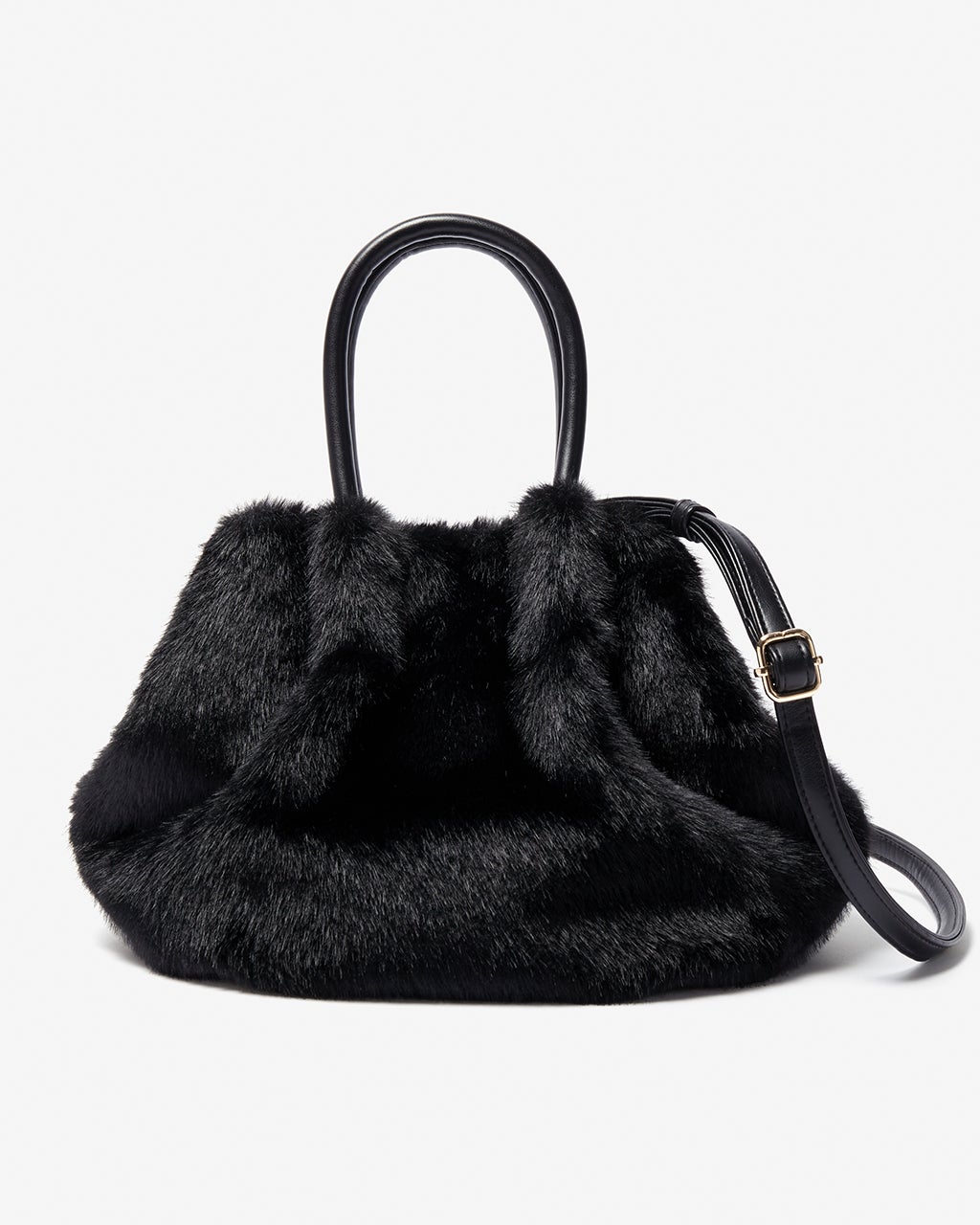 ドゥーズィエムクラスセレクト♡ミンクのバック ミンクタッチファー・ギャザーバッグ/40代50代からのレディース