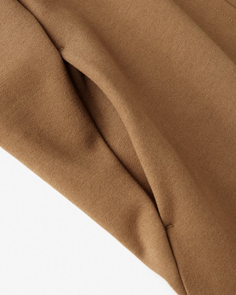 ストレッチポンチ・コクーンワンピース 詳細画像 キャメル 3