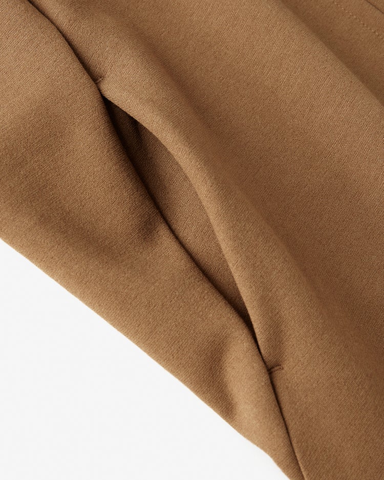 ストレッチポンチ・コクーンワンピース 詳細画像 キャメル 3