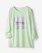 メタリックデザインＴシャツ／7分袖 詳細画像