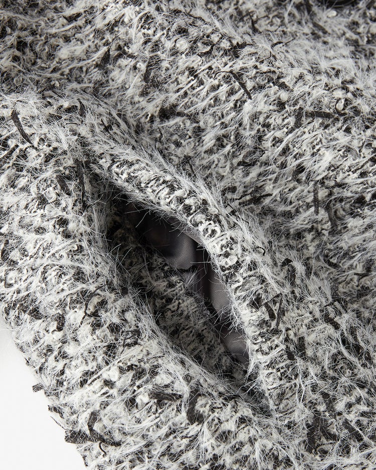 ミックスツイード・ロングチェスターコート 詳細画像 ブラックパターン 4