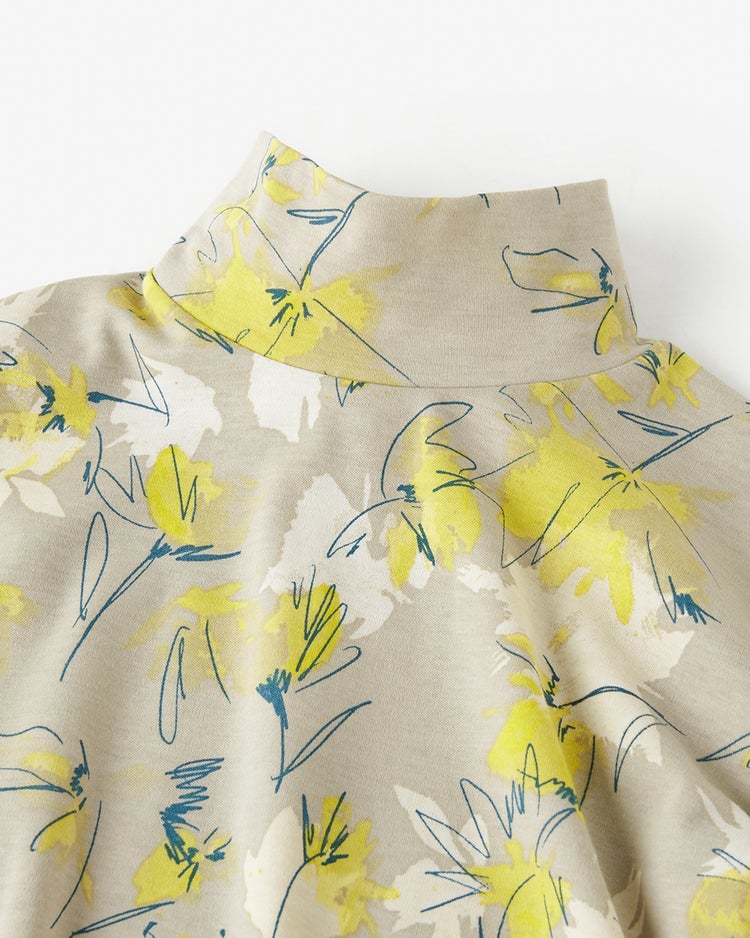 超長綿・ハイネック／柄 詳細画像 トープパターン 2