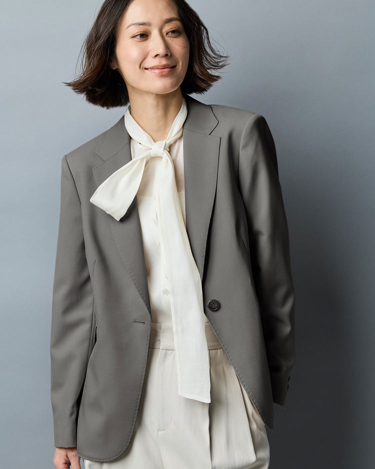 トリニティツイル・シングルジャケット 詳細画像 グレー 1