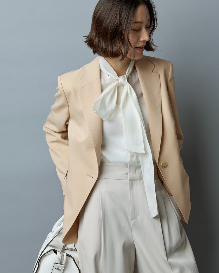 トリニティツイル・シングルジャケット 詳細画像 ライトベージュ 1