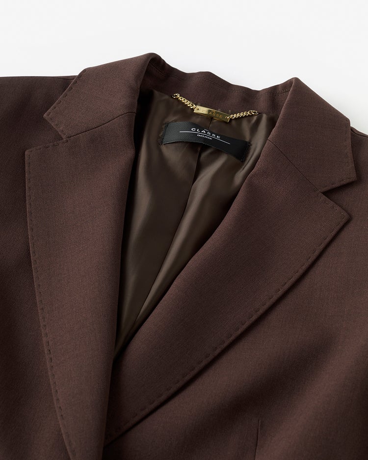 トリニティツイル・シングルジャケット 詳細画像 ダークブラウン 2