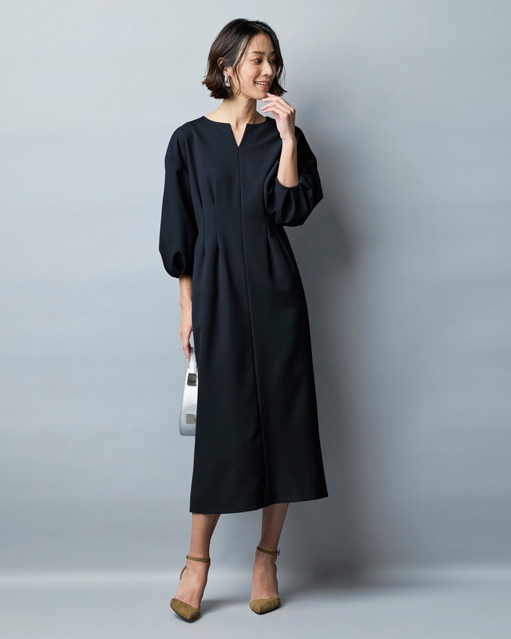 ワンピース（ネイビー）一覧/40代50代からのファッション通販 DoCLASSE