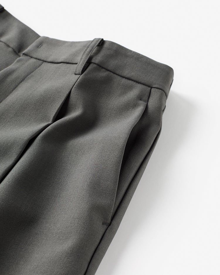 トリニティツイル・セミワイドパンツ 詳細画像 グレー 3