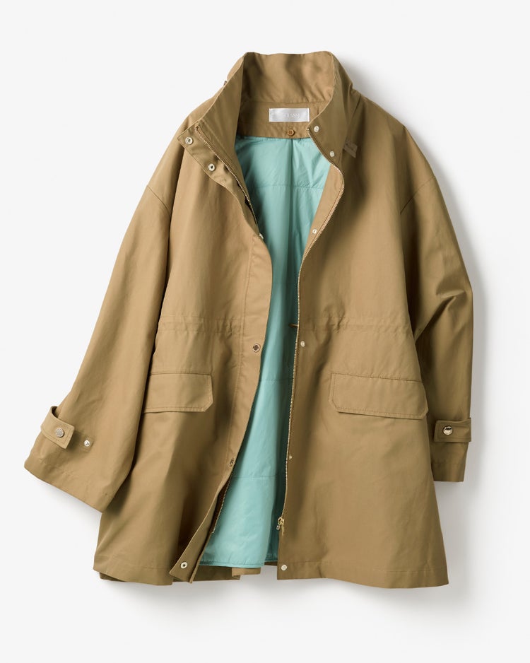コットンブレンド・ライナー付き２WAYコート 詳細画像 ベージュ 10