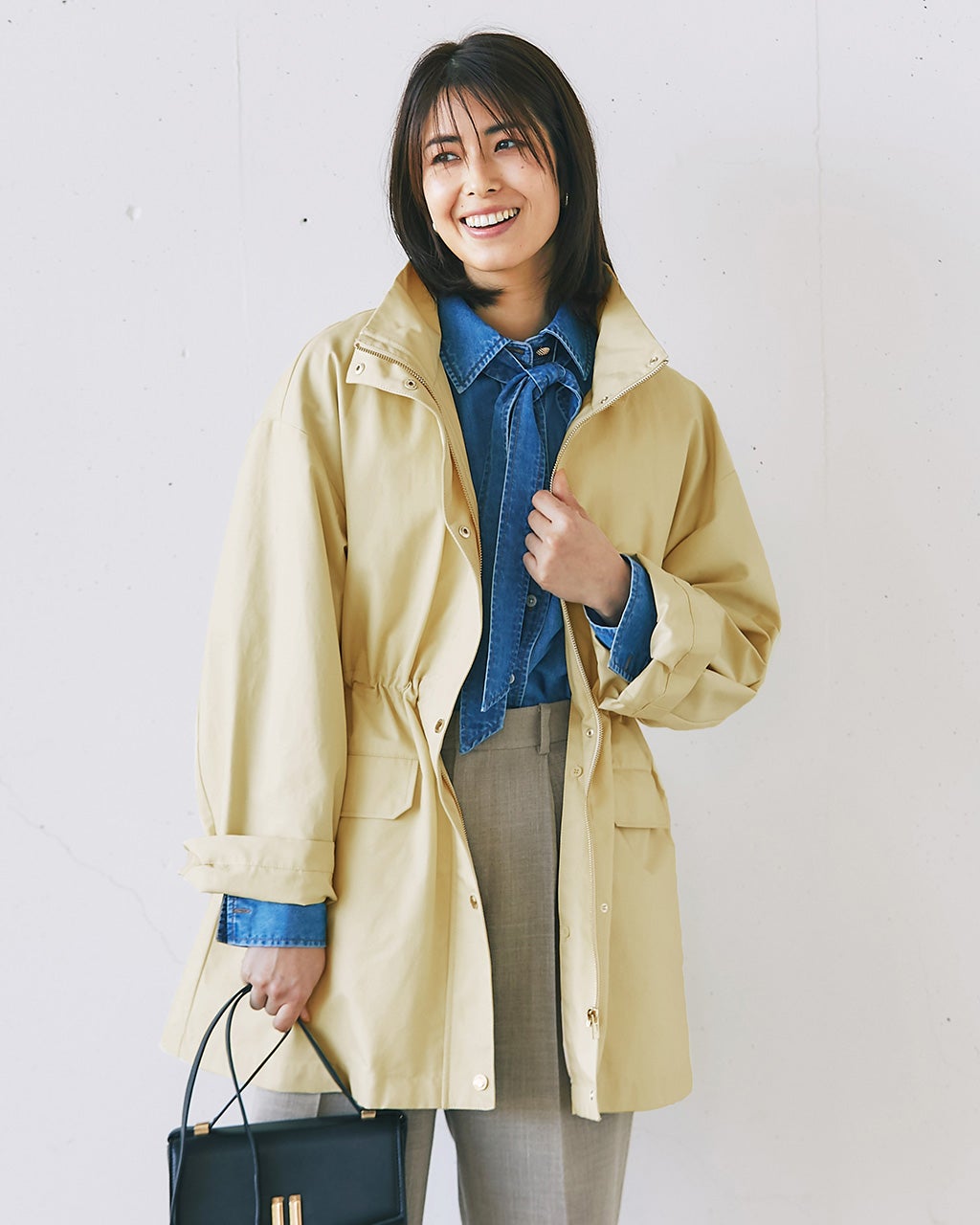 レディース コート（イエロー）一覧/40代50代からのファッション通販